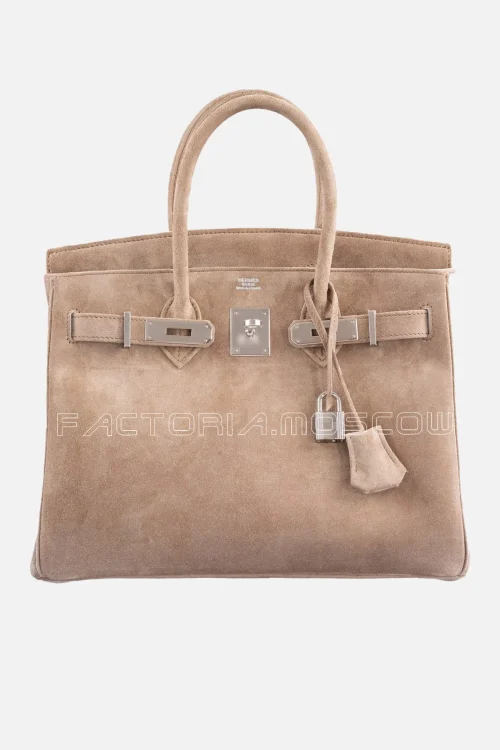 Hermes Birkin 30 Gris Perle Doblis PHW