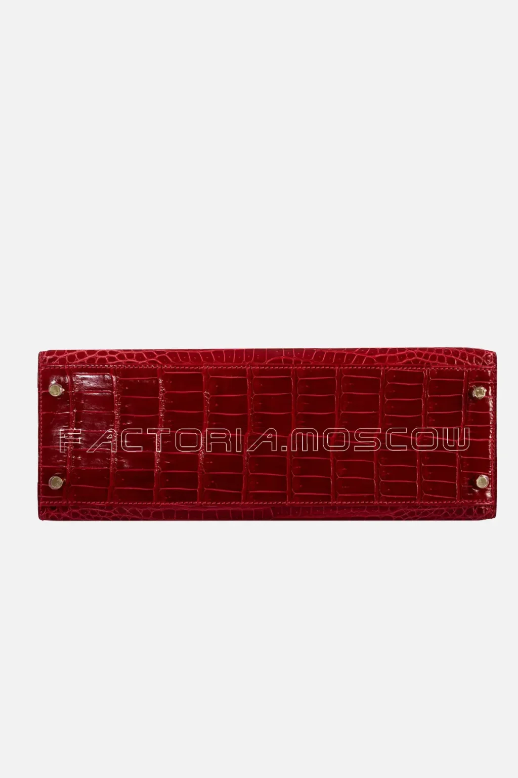 Hermes Kelly Sellier 32 Porosus Crocodile Colour Braise GHW