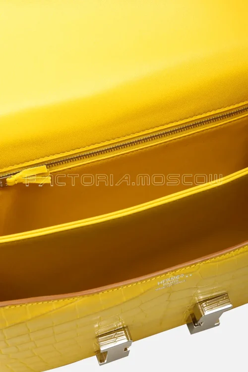 Hermes Constance 24 Mimosa Niloticus Matte PHW
