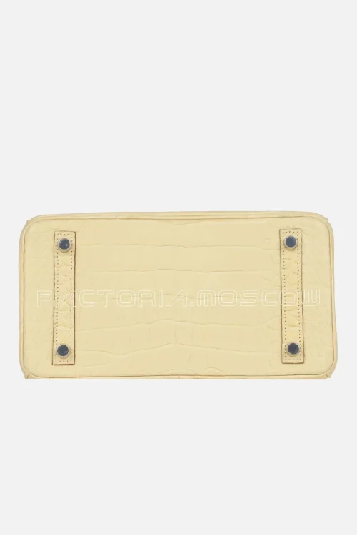 Hermès Birkin 25 Vanille Matte Alligator PHW