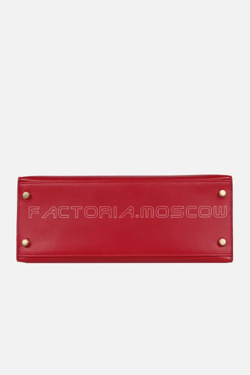 Hermès Kelly Sellier 28 Rouge Vif Tadelakt GHW