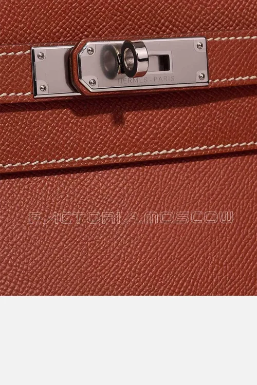 Hermès Kelly Sellier 28 Epsom Colour Brique PHW