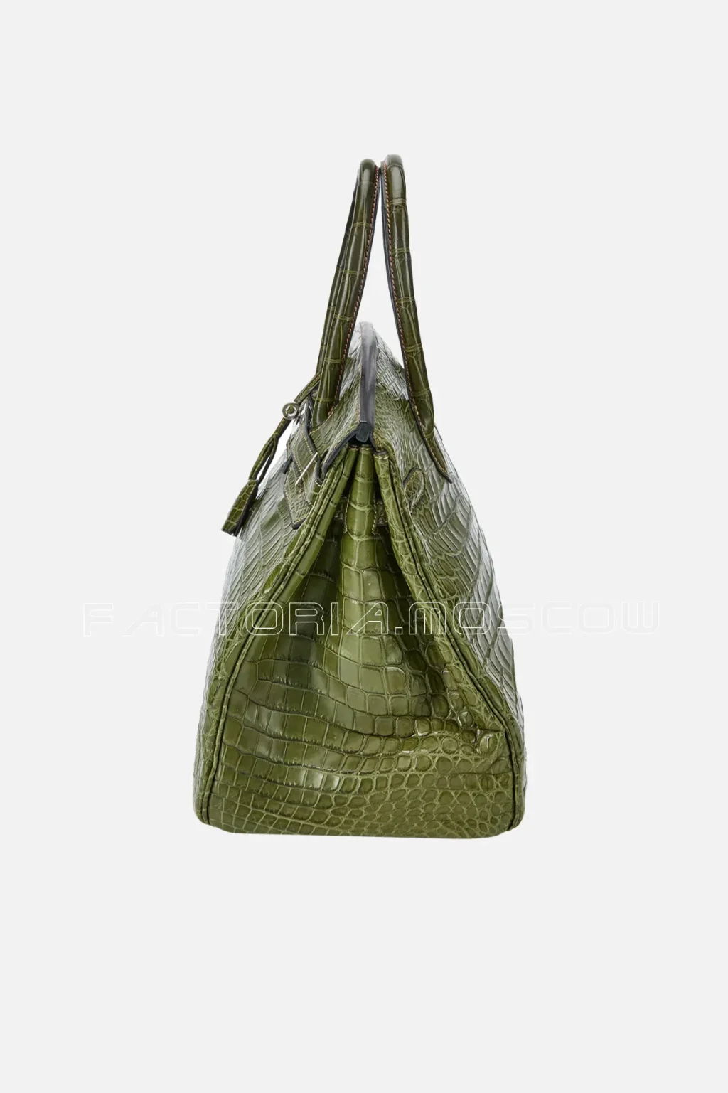 Hermès Birkin 35 Matte Niloticus Crocodile Colour Vert Veronese PHW