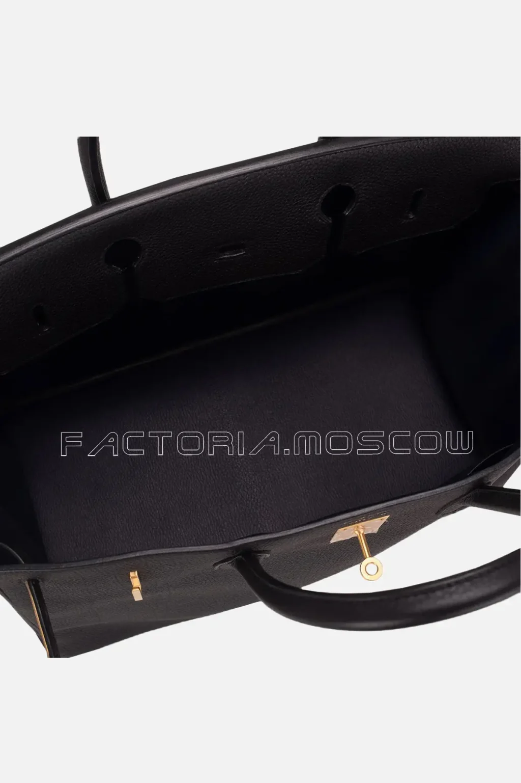 Hermes Hss Birkin 40 Togo Colour Black/Indigo Brushed GHW