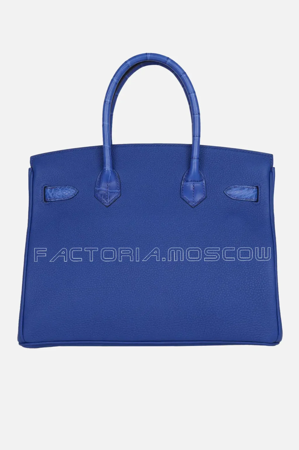 Hermès Birkin 30 Bleu Royal Matte Alligator and Togo Touch PHW
