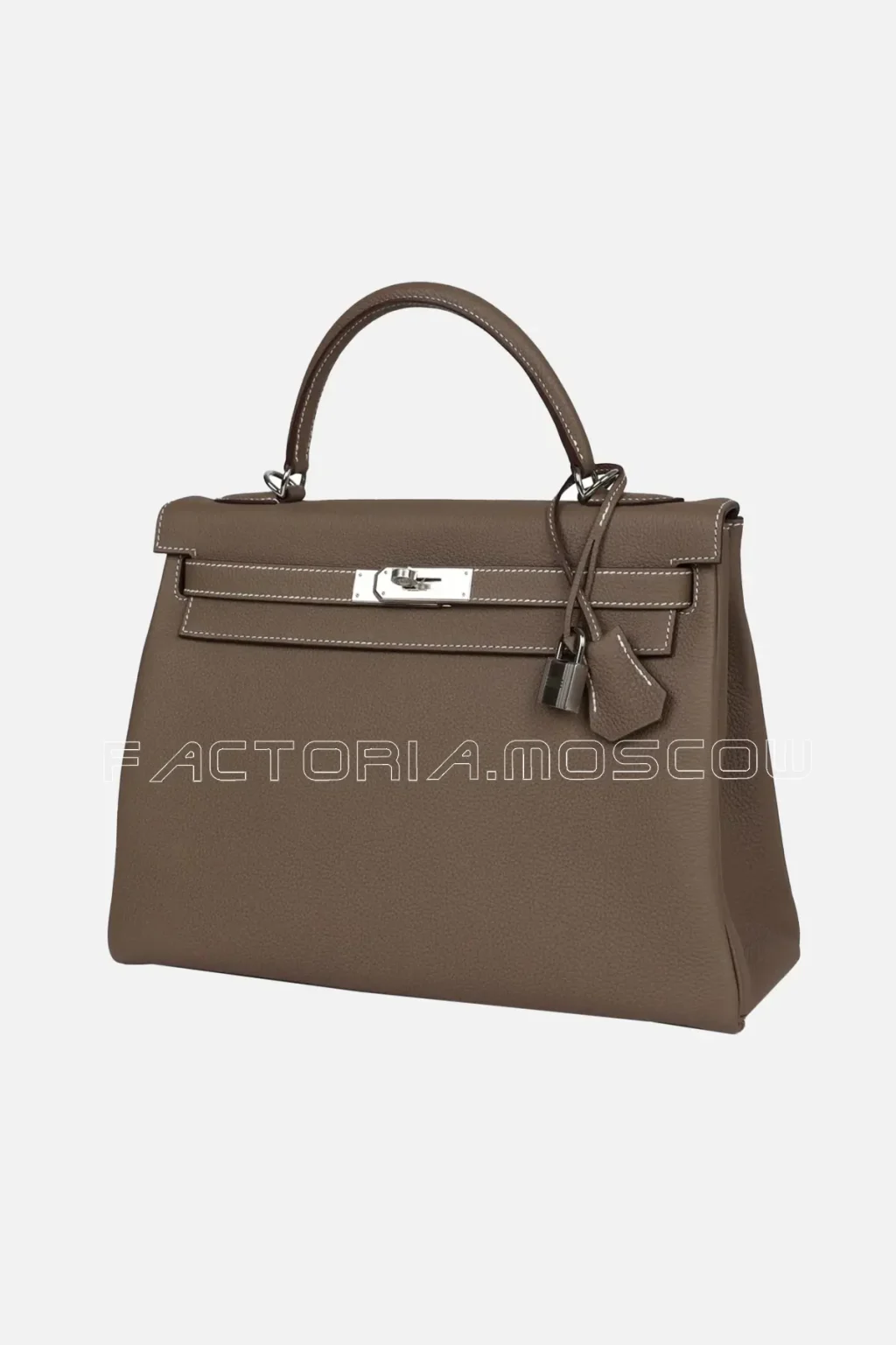 Hermès Kelly Retourne 32 Etoupe Togo PHW