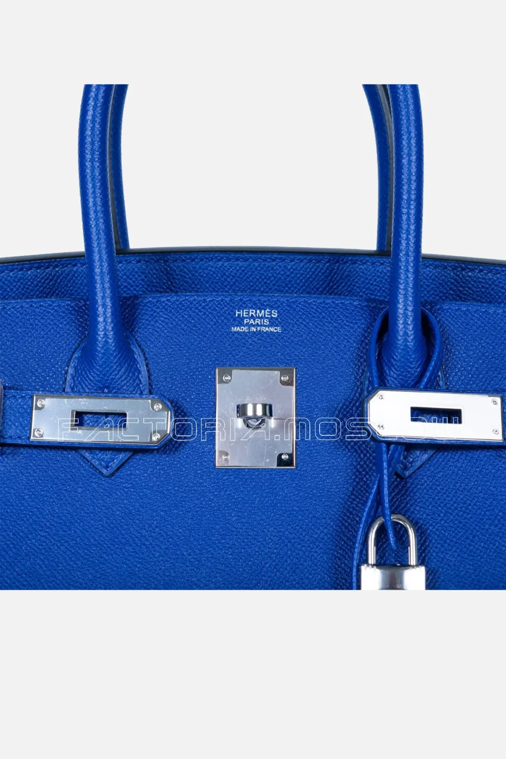 Hermes Birkin 30 Blue Electric Epsom PHW