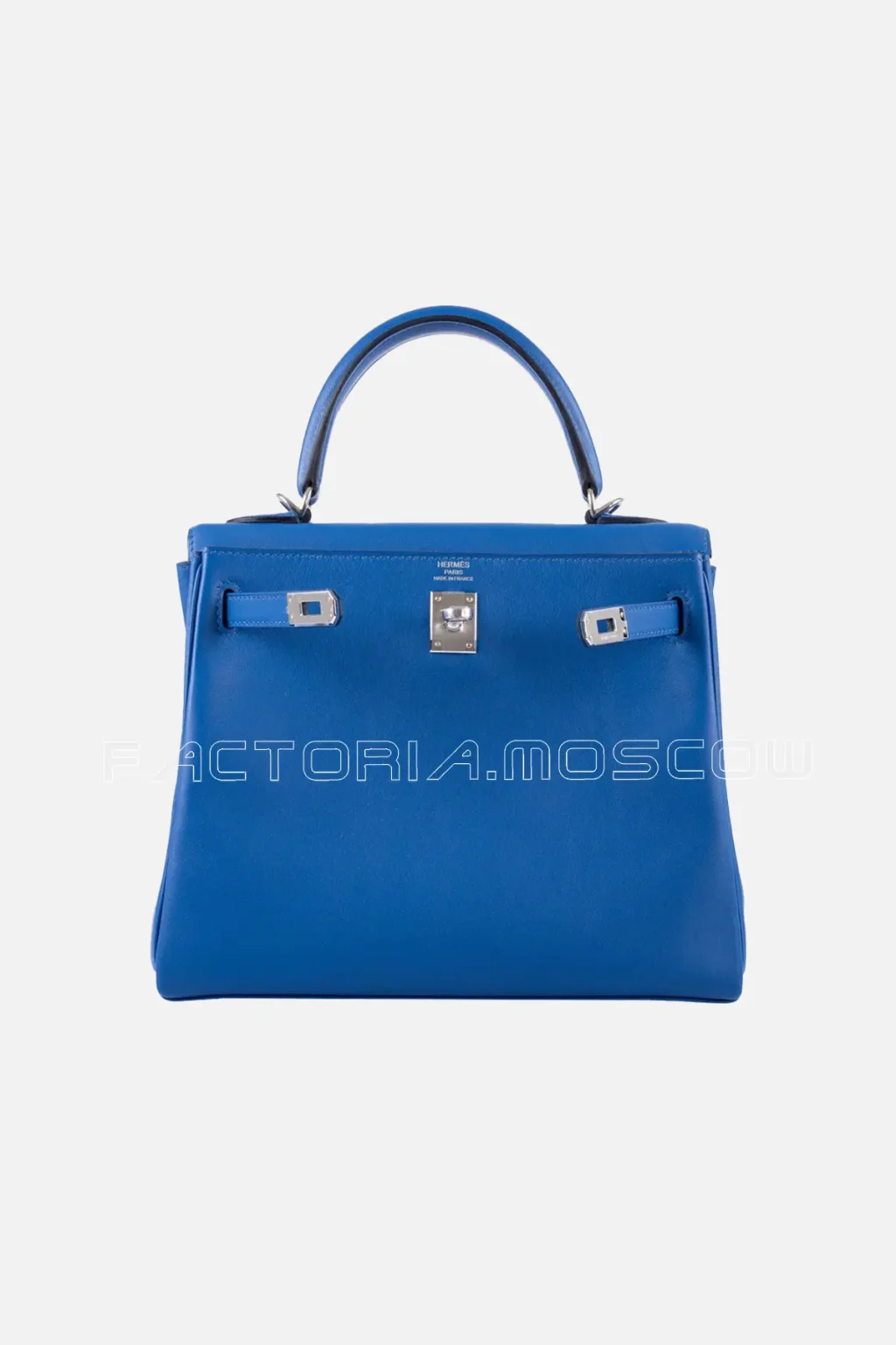 Hermes Kelly Retourne 25 Swift Blue France PHW