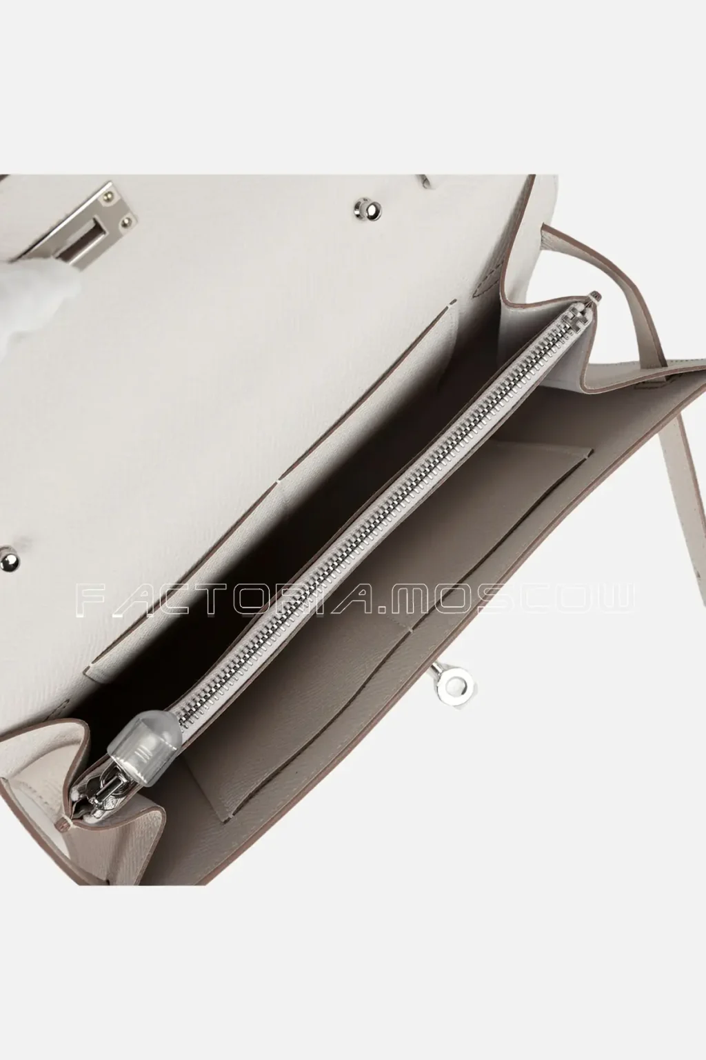 Hermès Kelly Wallet To Go Touch Gris Pale Epsom And Beige Sable Shiny Alligator PHW