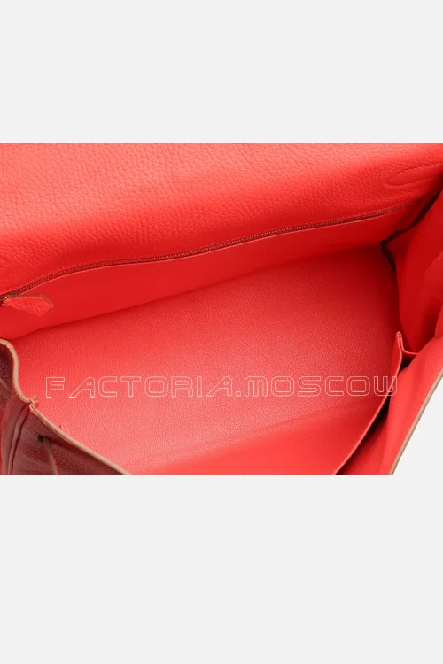 Hermès Kelly Retourne 35 Clemence Colour Rose Jaipur PHW