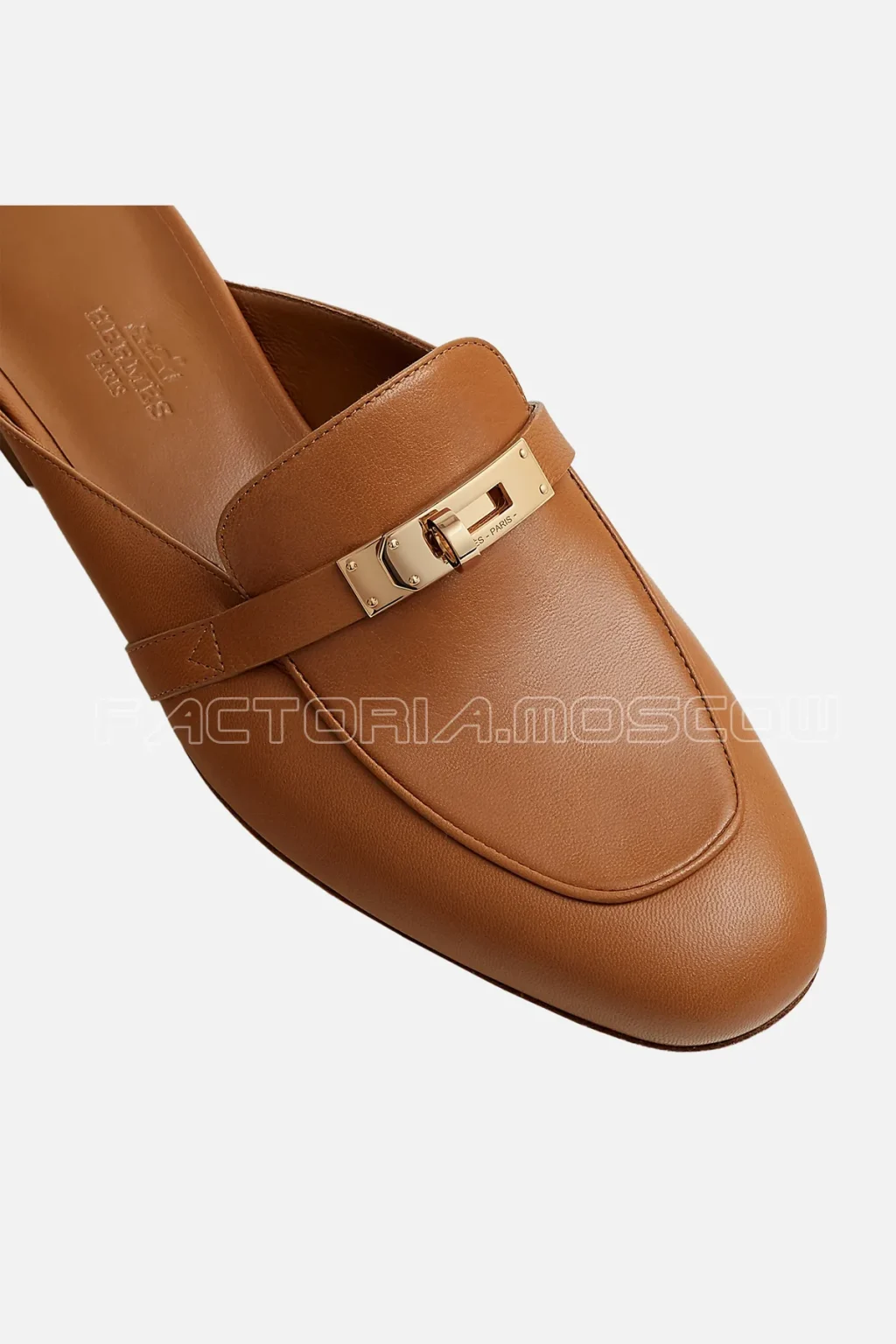 Hermes Oz mule Gold