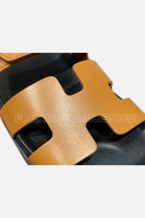 Hermes Chypre Sandals Gold