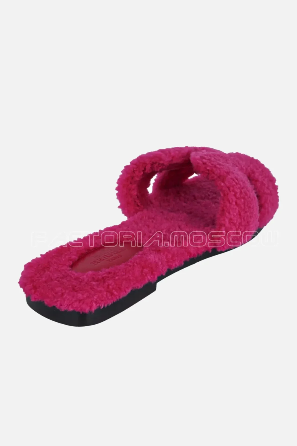 Hermes Teddy Bear Oran Sandal Rose Fuchsia Limited Edition