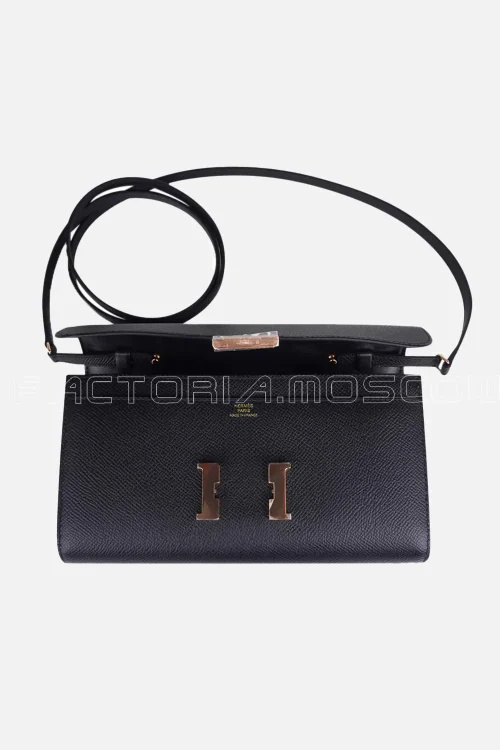 Hermes Constance Long To Go Wallet Epsom Black Hardware Rghw