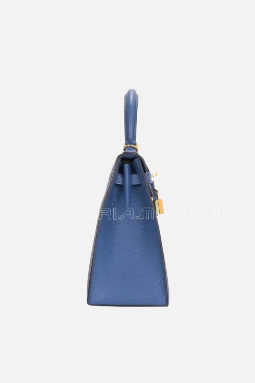 Hermes Bleu Brighton Epsom Sellier Kelly 25 GHW