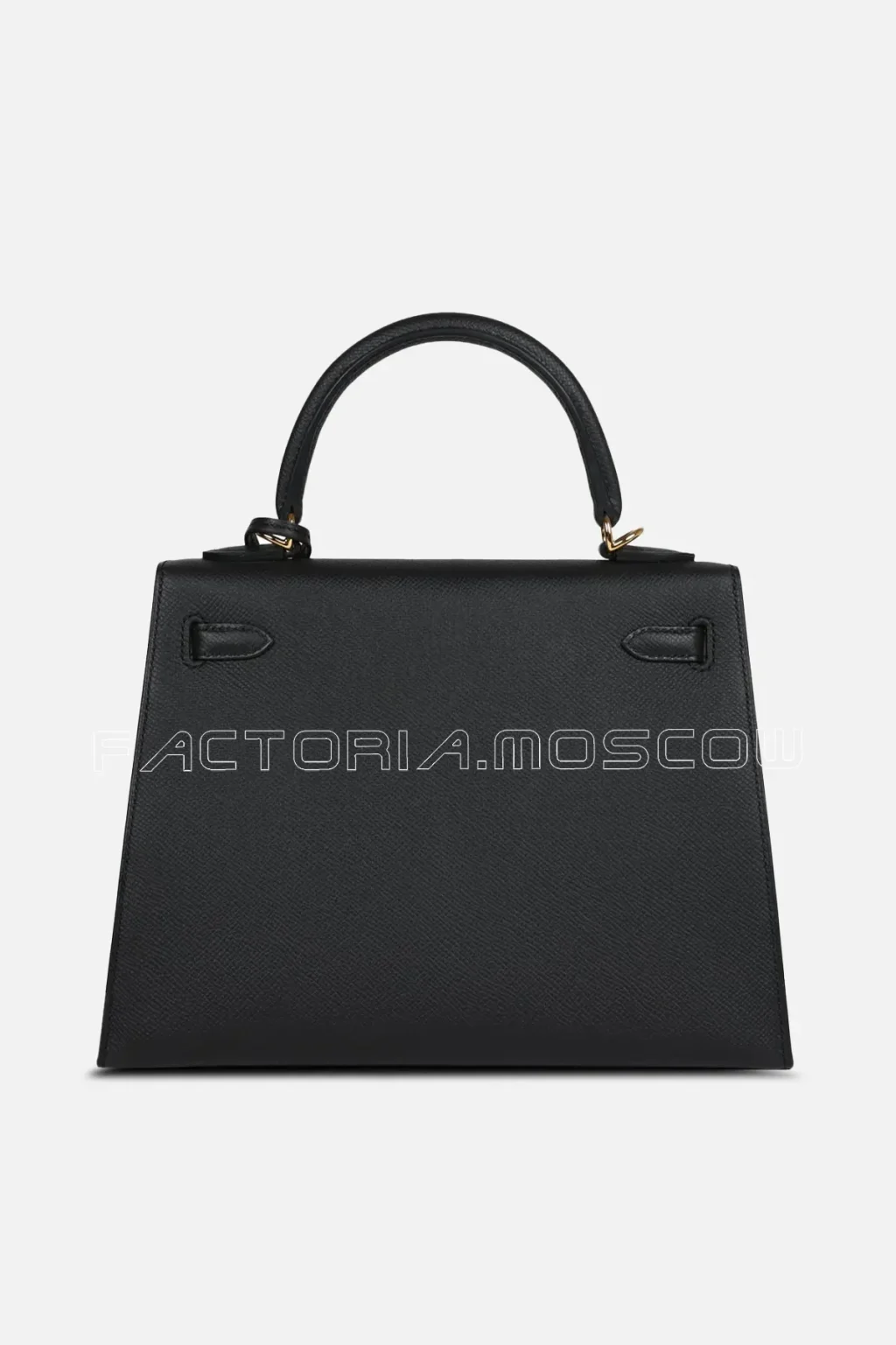 Hermès Kelly Sellier 25 Black Epsom GHW