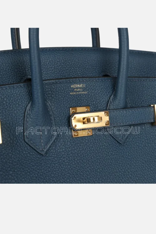 Hermès Birkin 25 Bleu De Prusse Togo GHW