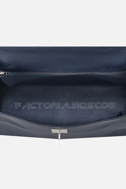 Hermès Kelly Retourne 32 Togo Colour Bleu Nuit PHW