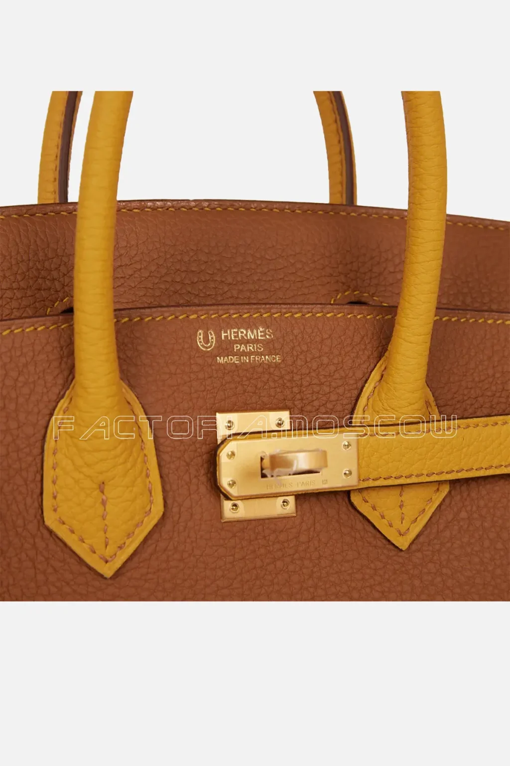 Hermès Special Order (HSS) Birkin 25 Gold and Jaune Ambre Togo Brushed GHW