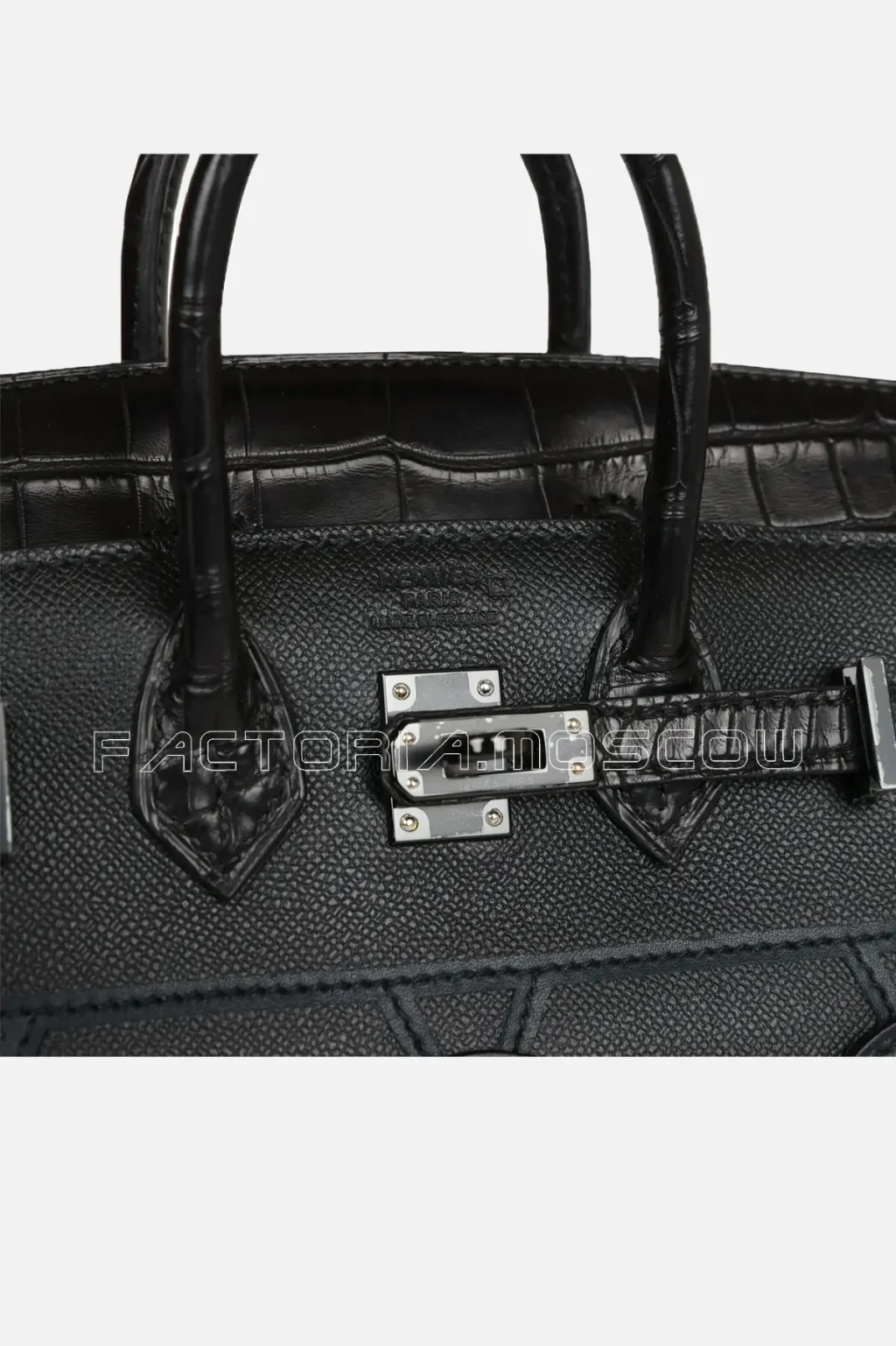 Hermès Night Faubourg Birkin Sellier 20 Black Matte Alligator Madame, Sombrero, Orange/Jaune Ombre Swift Leather Black Hardware