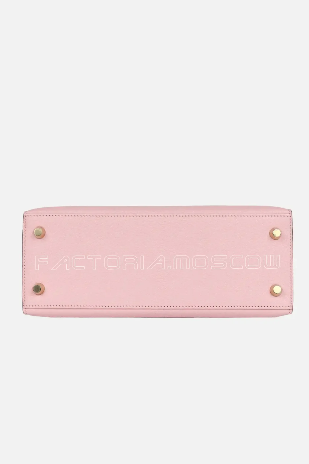 Hermès Special Order (HSS) Kelly Sellier 25 Rose Sakura and Bleu Aztec Chevre Brushed GHW