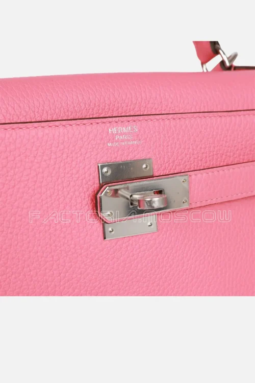 Hermès Kelly Retourne 32 Rose Azalee Clemence PHW