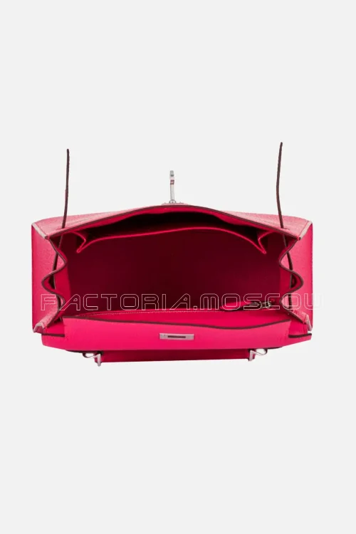 Hermès Kelly Sellier 25 Chèvre Mysore Colour Rose Tyrien PHW