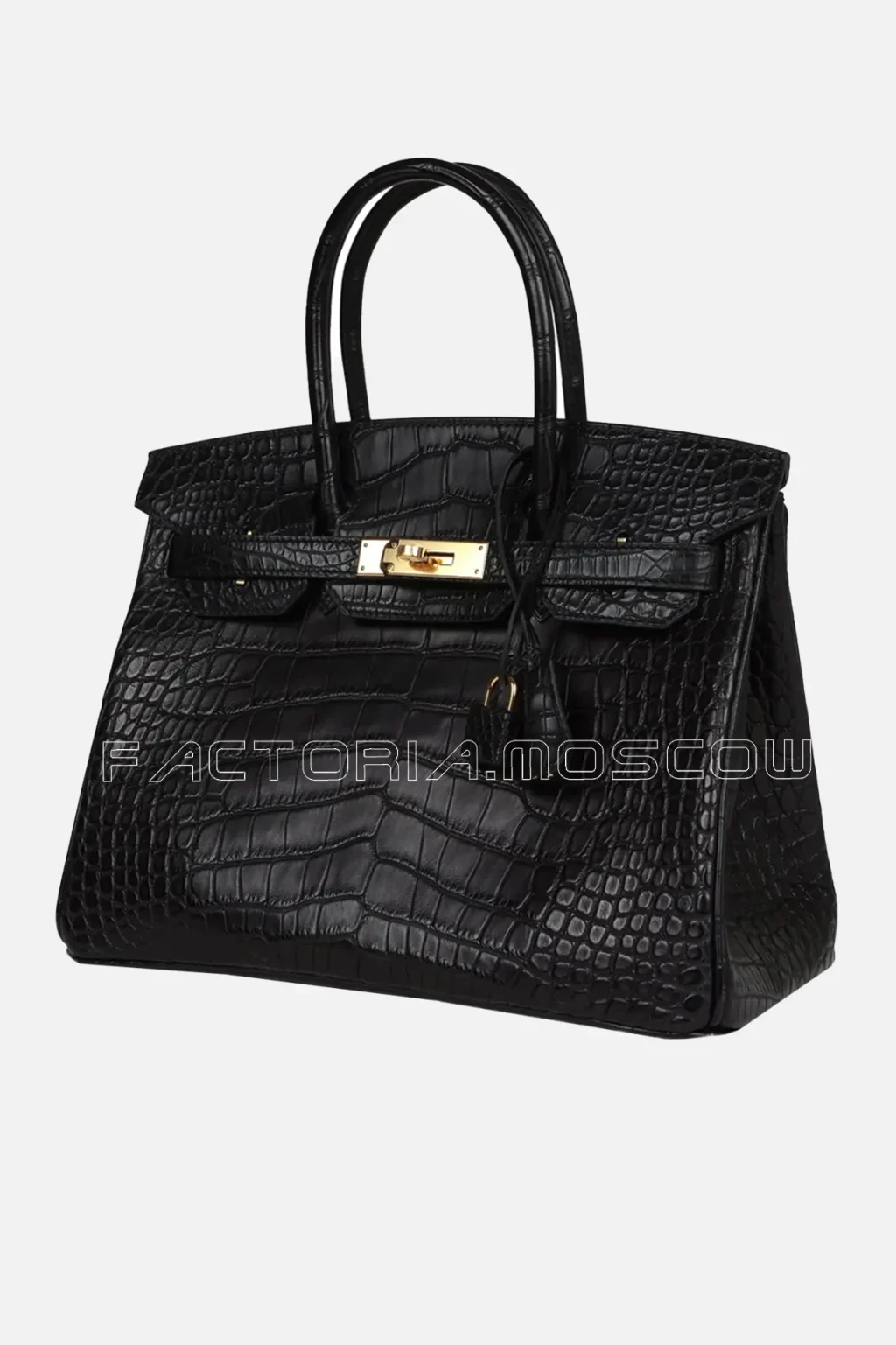 Hermès Birkin 30 Black Matte Alligator GHW