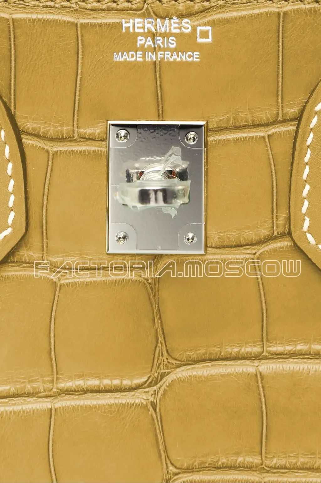 Hermes Birkin 25 Alligator matte Jaune Poussin PHW