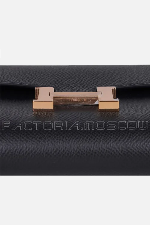 Hermes Constance Long To Go Wallet Epsom Black Hardware Rghw