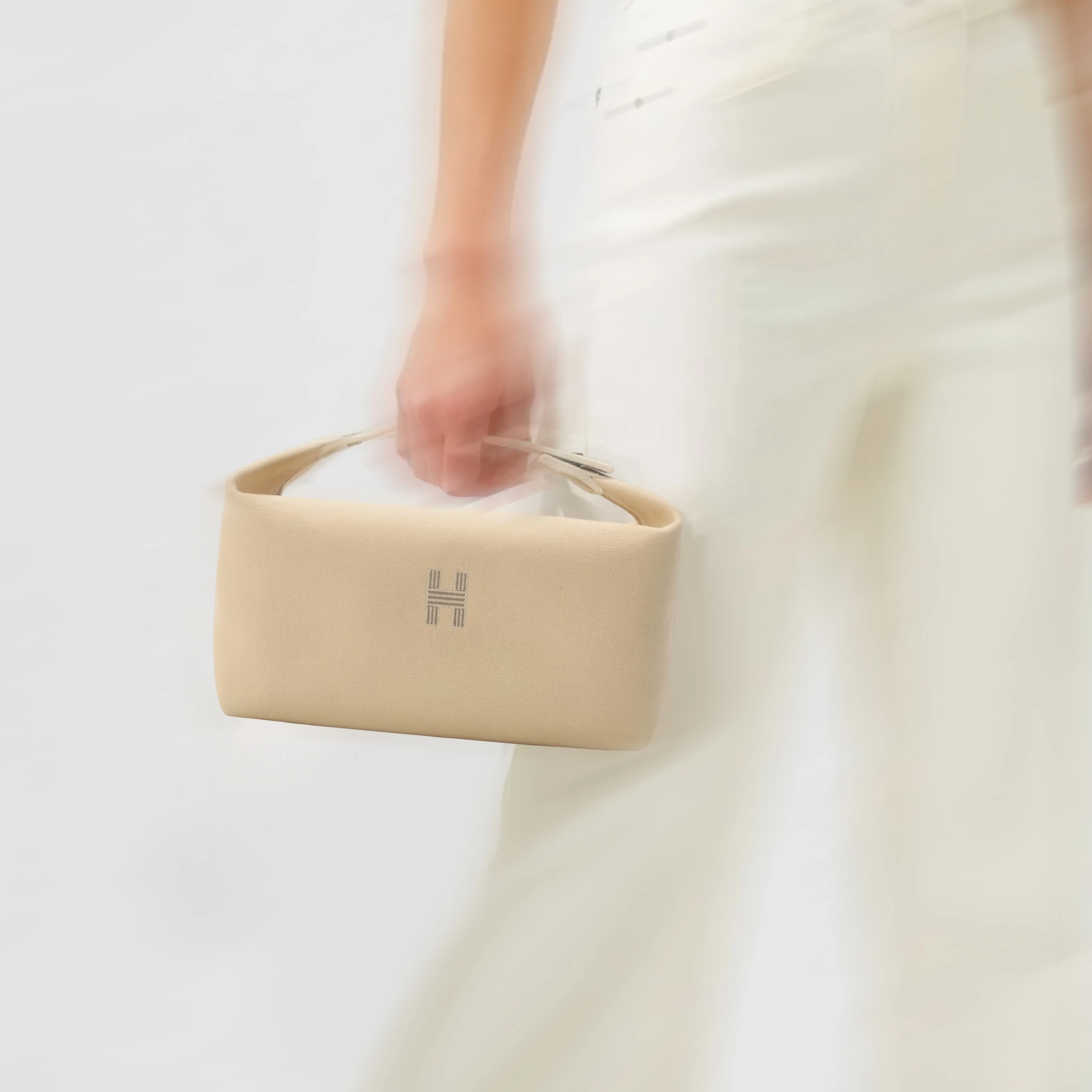 Hermès Beige Toile Bride A Brac Case PHW