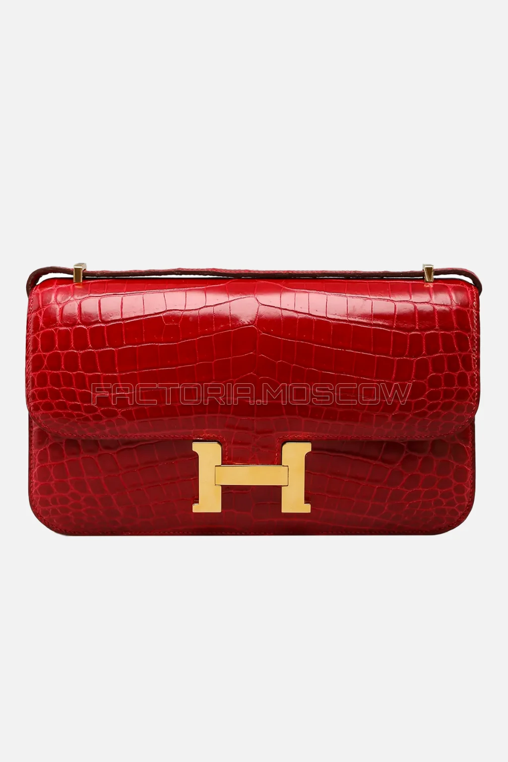 Hermes Constance Elan Braise Alligator Lisse GHW