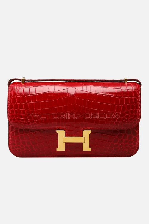 Hermes Constance Elan Braise Alligator Lisse GHW