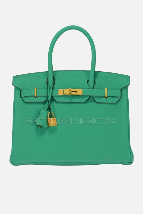 Hermes Birkin 30 Menthe Clemence GHW
