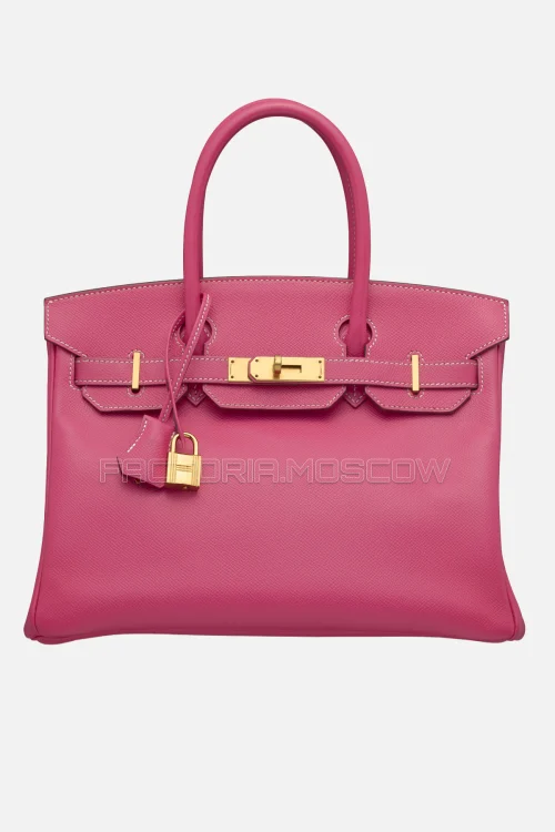 Hermes Birkin 30 Rose Tyrien Epsom GHW