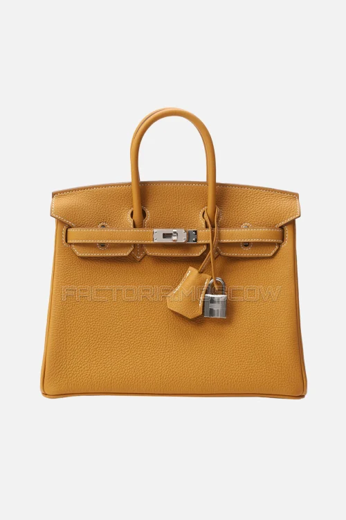 Hermes Birkin 25 Togo Naturel Sable PHW