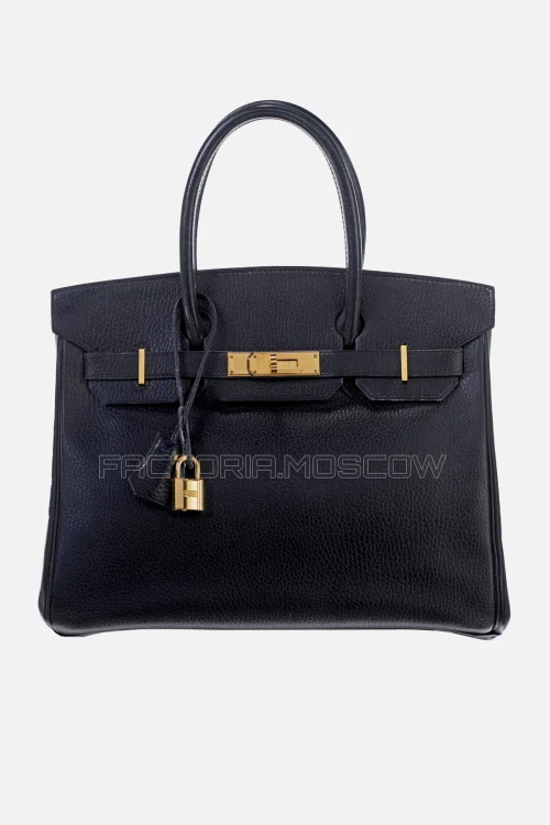 Hermes Birkin 30 Black Chevre GHW