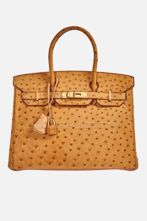 Hermes Birkin 30 Sable Ostrich GHW
