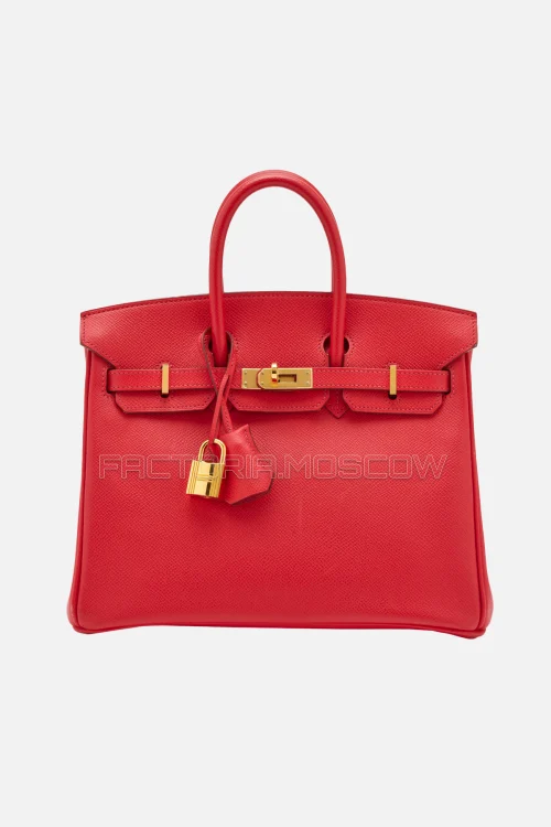 Hermès Birkin 25 Rouge Casaque Epsom GHW