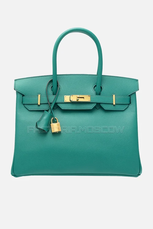 Hermes Birkin 30 Bleu Paon Epsom GHW