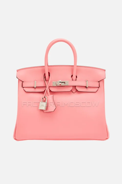 Hermès Birkin 25 Rose Azalee Swift PHW