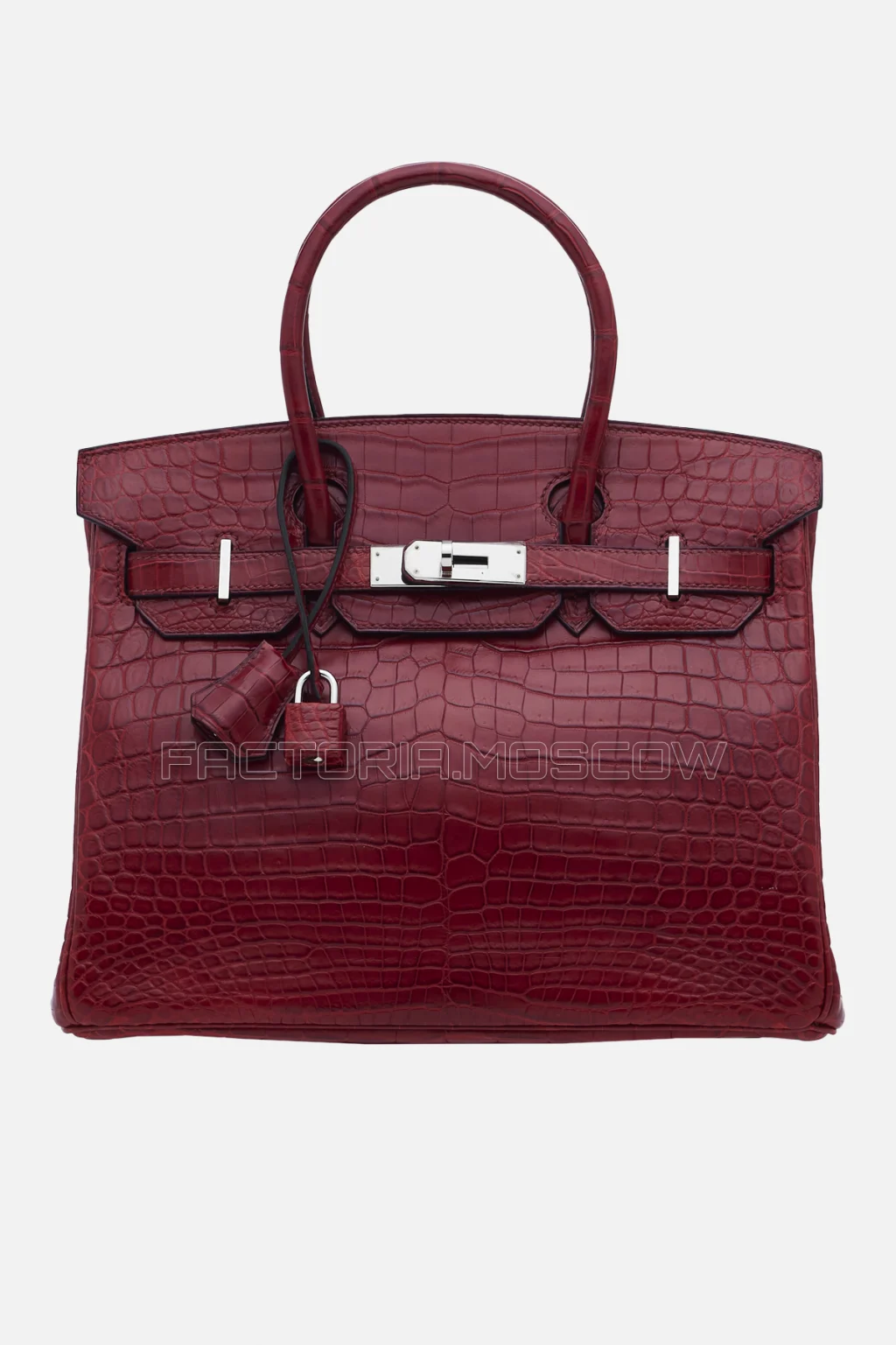 Hermes Birkin 30 Matte Rouge H Niloticus Crocodile PHW
