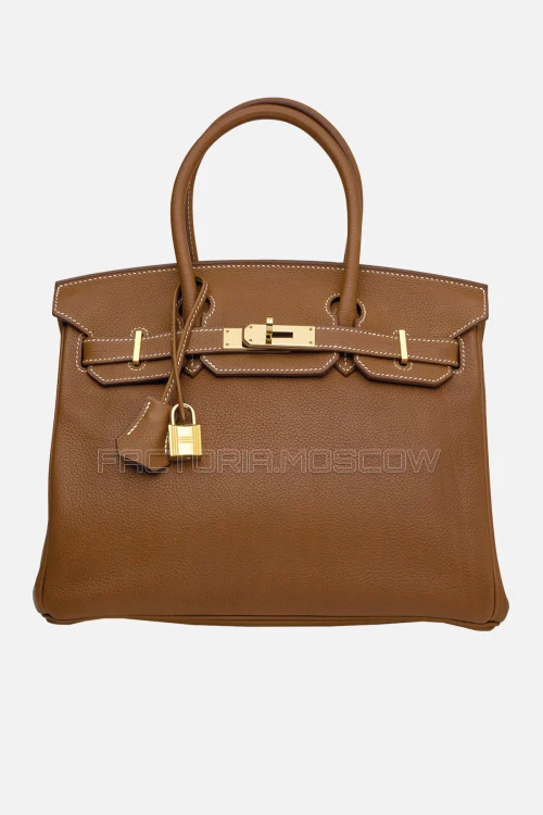 Hermes Birkin 30 Fauve Barenia Faubourg GHW