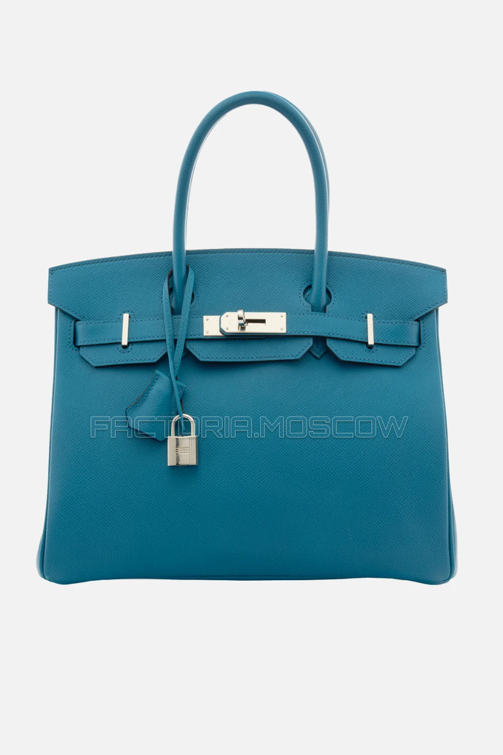Hermes Birkin 30 Bleu Izmir Epsom PHW
