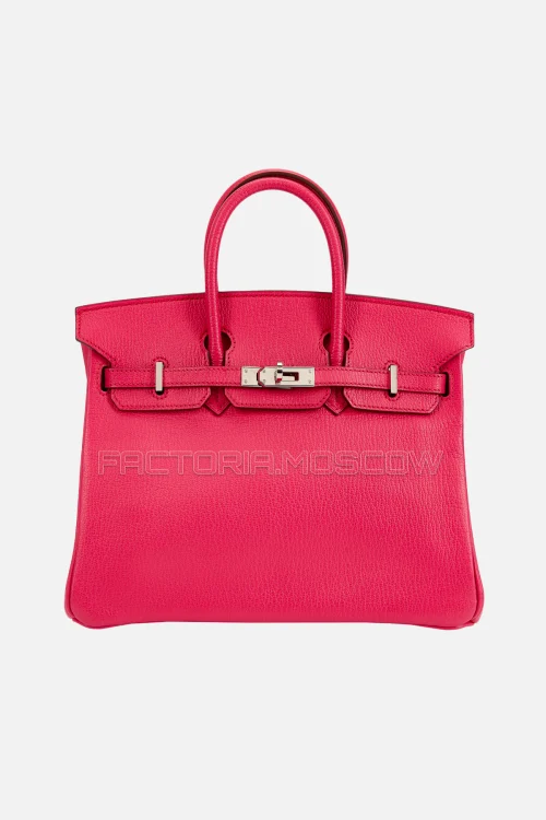 Hermès Birkin 25 Rose Mexico Chèvre PHW