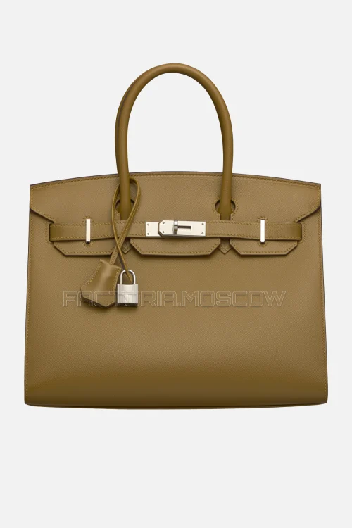 Hermes Birkin Sellier 30 Bronze Dore Madame PHW