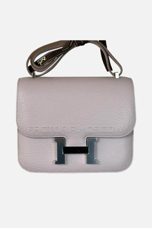 Hermes Constance 18 Chèvre Colour Mauve Pale PHW