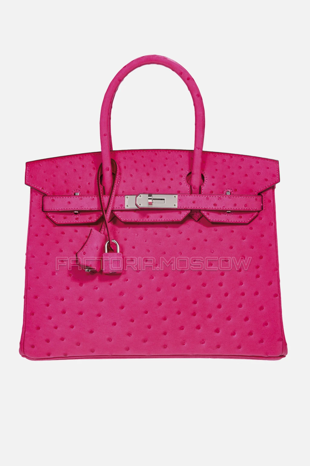 Hermes Birkin 30 Rose Tyrien Ostrich PHW