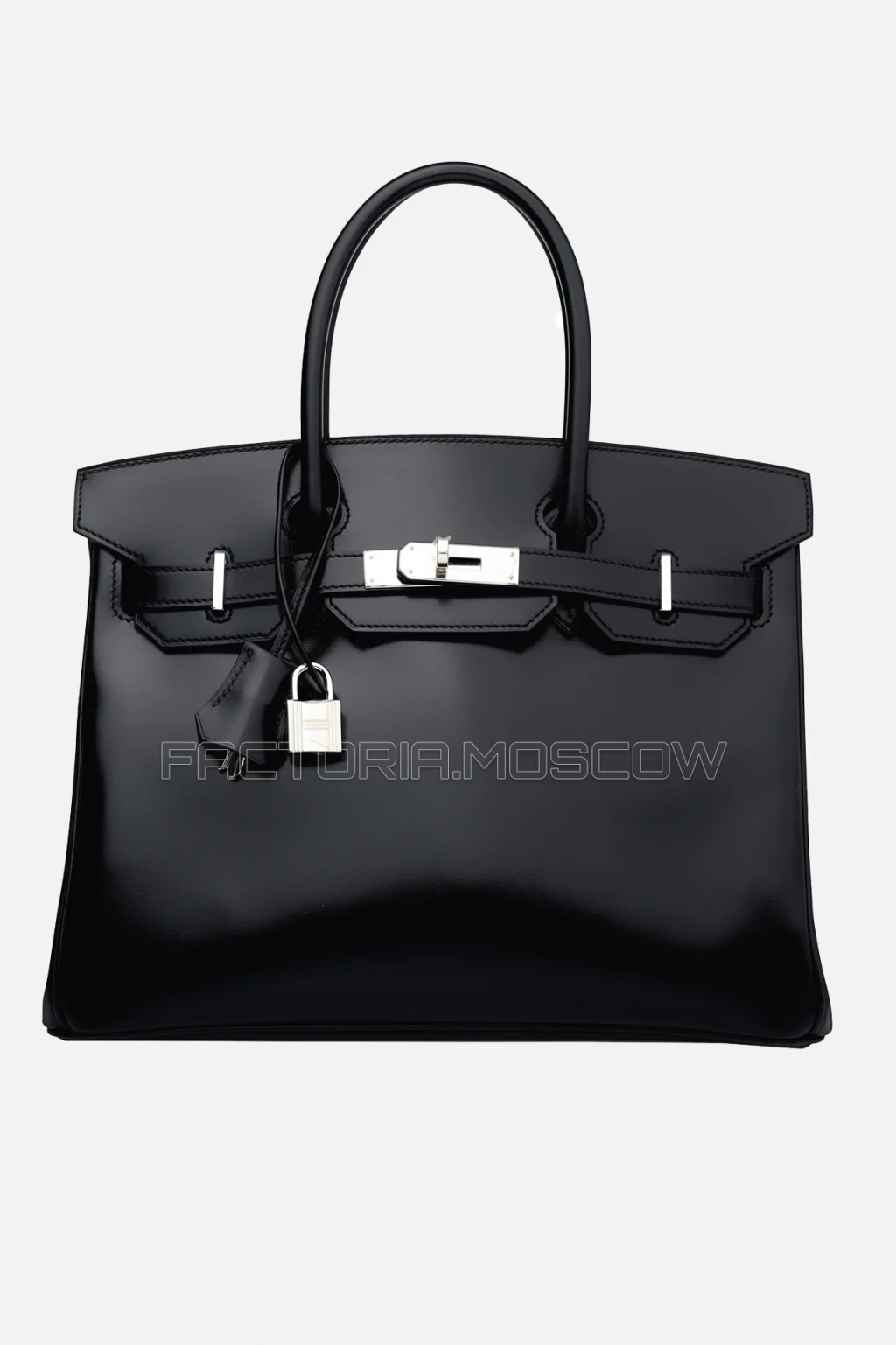 Hermes Birkin 30 Black Calf Box PHW