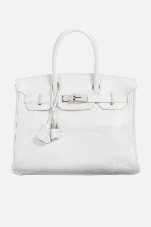 Hermes Birkin 30 White Togo PHW